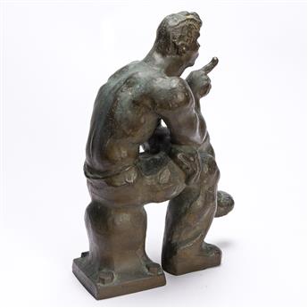 LOUIS SLOBODKIN (1903 - 1975) The Thinker.